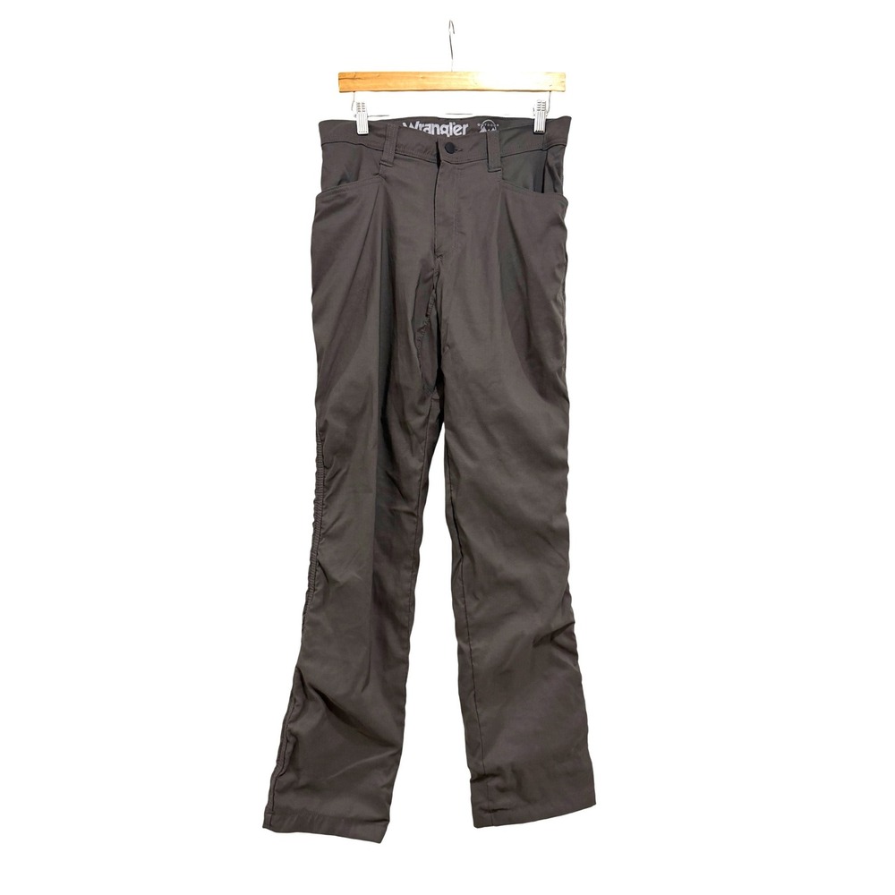 Wrangler Outdoor Series Mens Gray Fleece Lined Utility Pants NW880SM 32x34